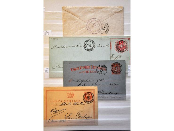 extensive collection cancellations starting in 1853 including many better items and lots of covers/postal stationery, arrange