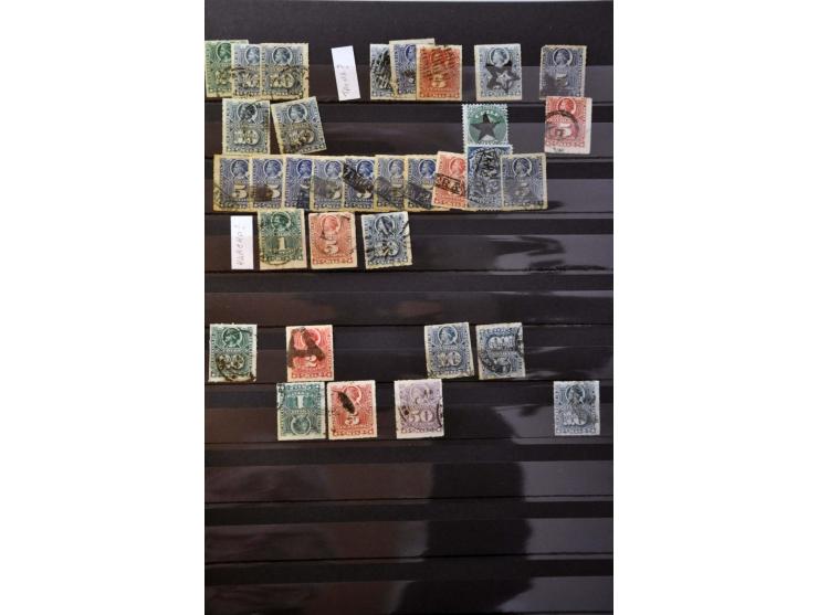 Pacific War (Guerra del Pacifico), collection cancellations and stamps related to the war between Chile at one side and Boliv