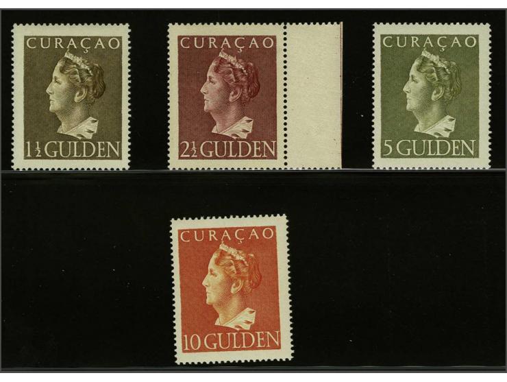 Van Konijnenburg 1½ t/m 10 gulden met certificaat Vleeming 2016, cat.w. 415