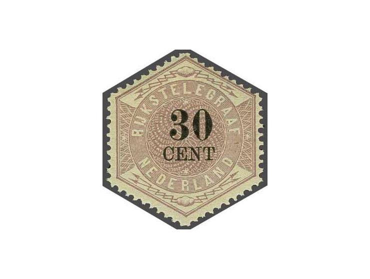 30 cent lila en zwart, pracht ex., cat.w. 400