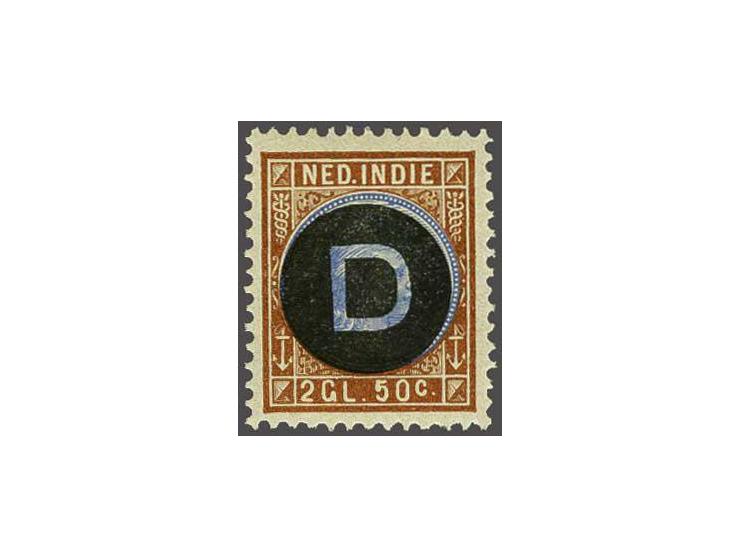 2½ gulden oranjebruin en lichtblauw, cat.w. 400