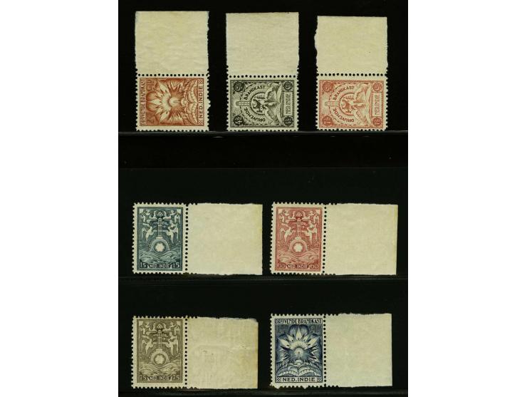 15 cent t/m 7½ gulden alle met rechter zijvelrand (2¼ gulden kort tandje), cat.w. 600