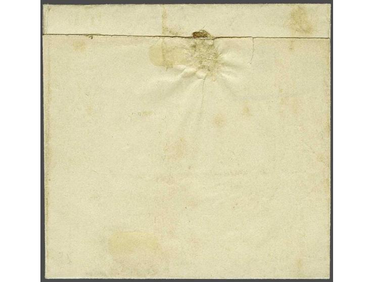 1 cent groen tanding 13¼ kleine gaten op dun papier en 2 cent geel tanding 13¼ kleine gaten op dun papier in paar met langste