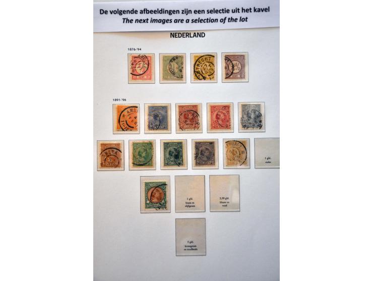collectie 1864-1994 gestempeld en vanaf ca. 1930 * (w.b. En Face) en veel ** in 3 luxe Davo albums