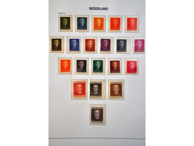 collectie 1864-1994 gestempeld en vanaf ca. 1930 * (w.b. En Face) en veel ** in 3 luxe Davo albums