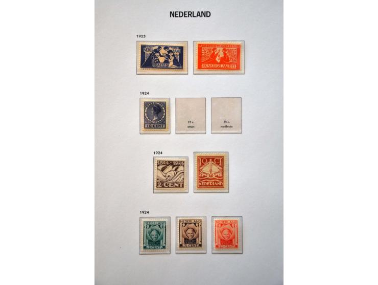 collectie 1864-1994 gestempeld en vanaf ca. 1930 * (w.b. En Face) en veel ** in 3 luxe Davo albums