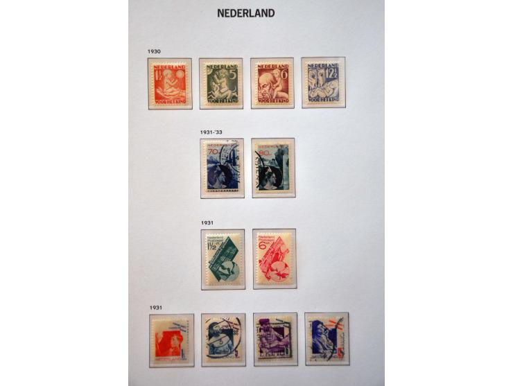 collectie 1864-1994 gestempeld en vanaf ca. 1930 * (w.b. En Face) en veel ** in 3 luxe Davo albums