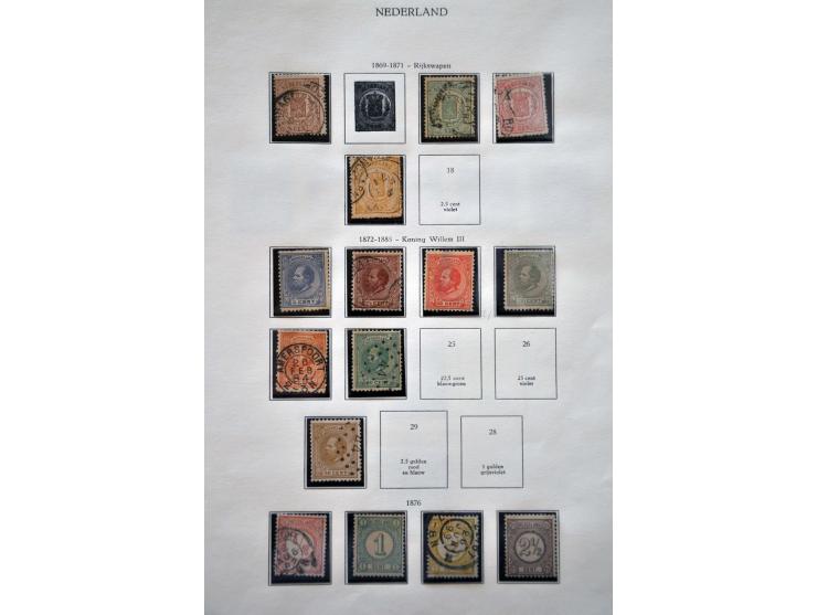 collectie 1852 - 1995 meest */** w.b. betere ex. en series in deels gemengde kwaliteit in Unie Album