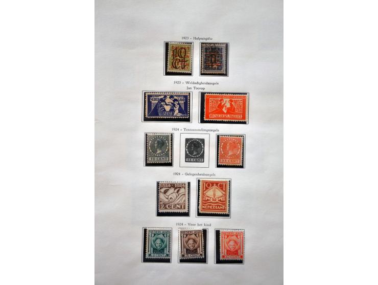 collectie 1852 - 1995 meest */** w.b. betere ex. en series in deels gemengde kwaliteit in Unie Album