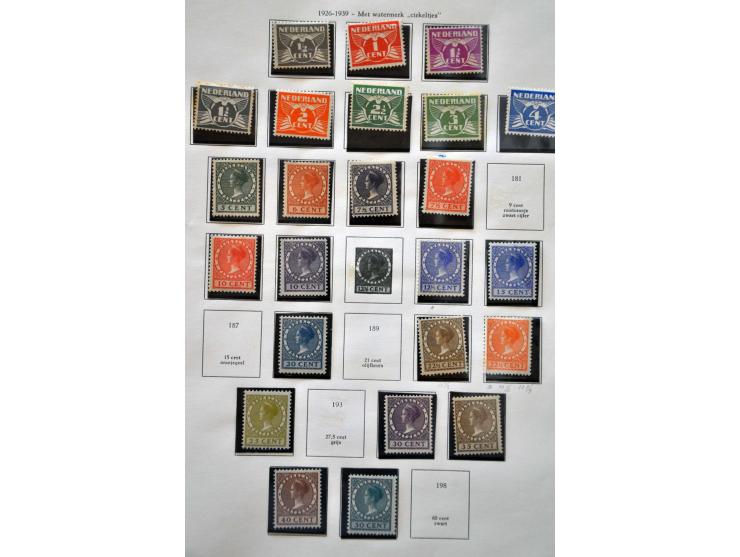 collectie 1852 - 1995 meest */** w.b. betere ex. en series in deels gemengde kwaliteit in Unie Album
