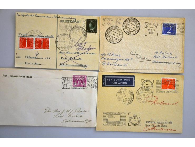 200 ijspostvluchten 1928-1947, 1956 en enkele 1976 van/naar Waddeneilanden en Urk in doosje