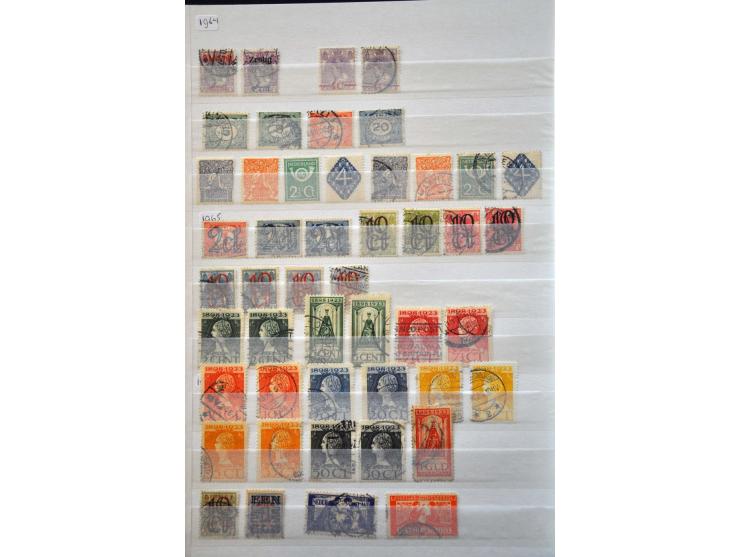 collectie 1852-2015 meest gestempeld w.b. betere ex. in insteekboek