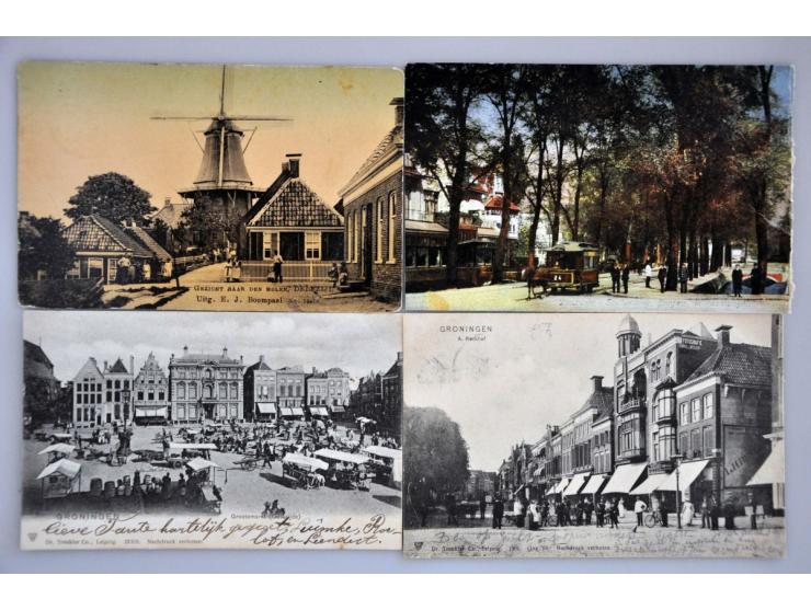 ca. 200 ex. oude en zeer oude met beter in album