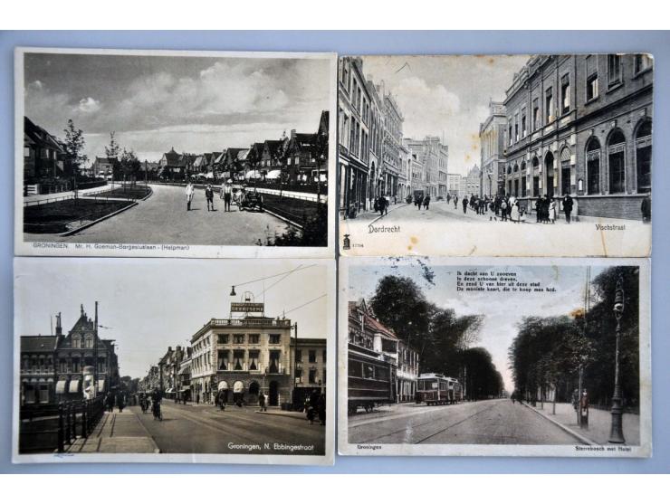 ca. 200 ex. oude en zeer oude met beter in album