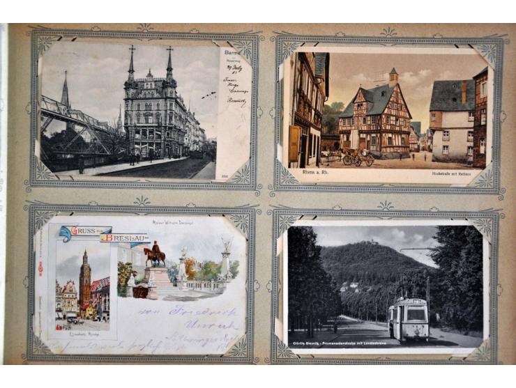 ca. 300 ex. vnl. zeer oude met beter in album