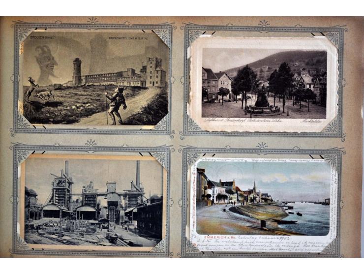 ca. 300 ex. vnl. zeer oude met beter in album