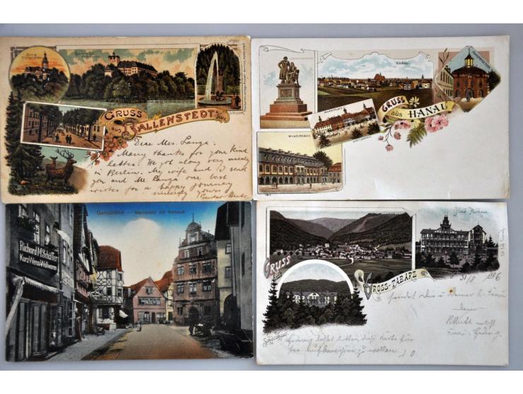 ca. 200 ex. oude en zeer oude met beter in album