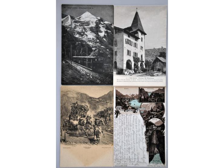 ca. 200 ex. oude en zeer oude met beter in album
