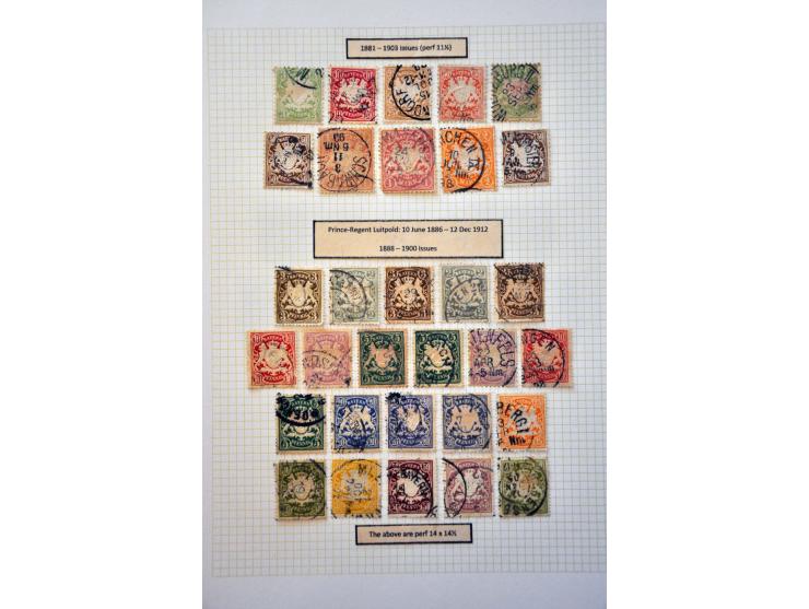 collectie inclusief staten tot ca. 1952 opgezet op blanco bladen
