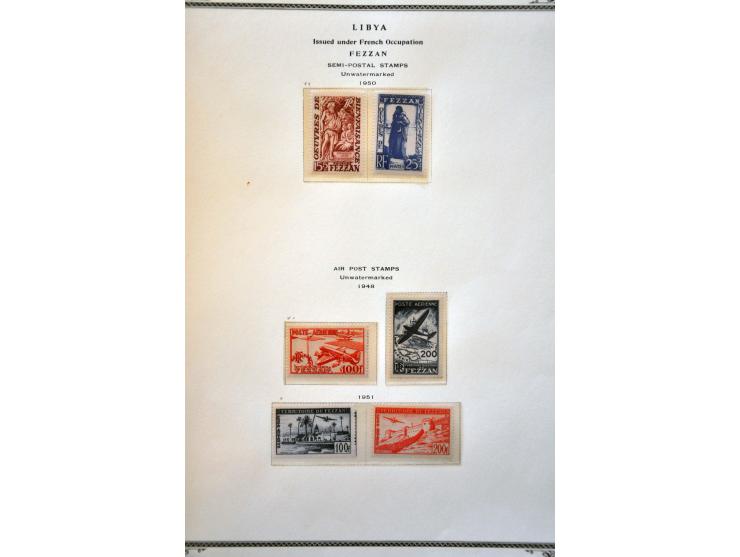 collectie meest ** w.b. beter ongetand op albumbladen