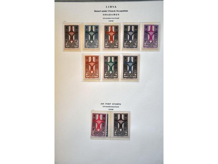 collectie meest ** w.b. beter ongetand op albumbladen