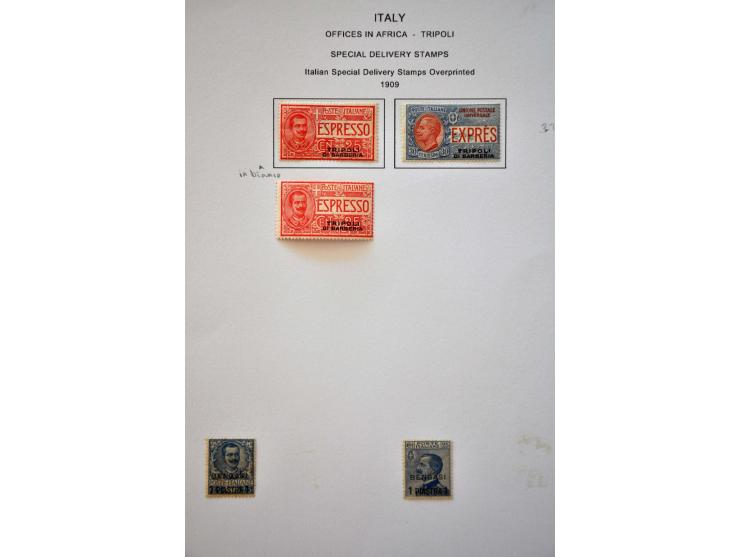 collectie meest */** met vele betere ex. en enkele variëteiten op albumbladen