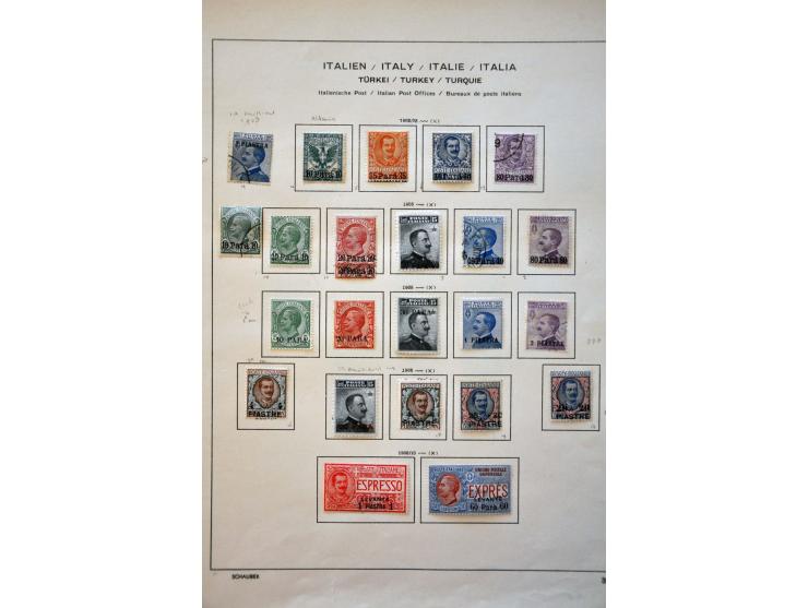 collectie meest */** met vele betere ex. en enkele variëteiten op albumbladen