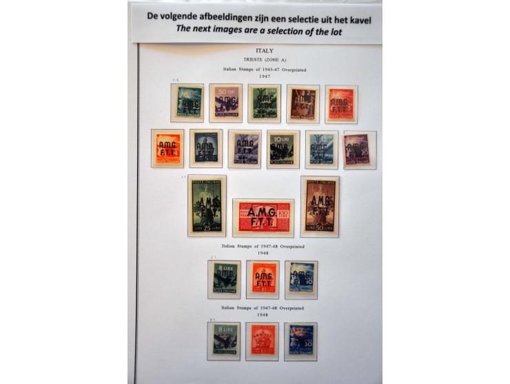 en Zone B, collectie */** met veel betere ex. en series op albumbladen