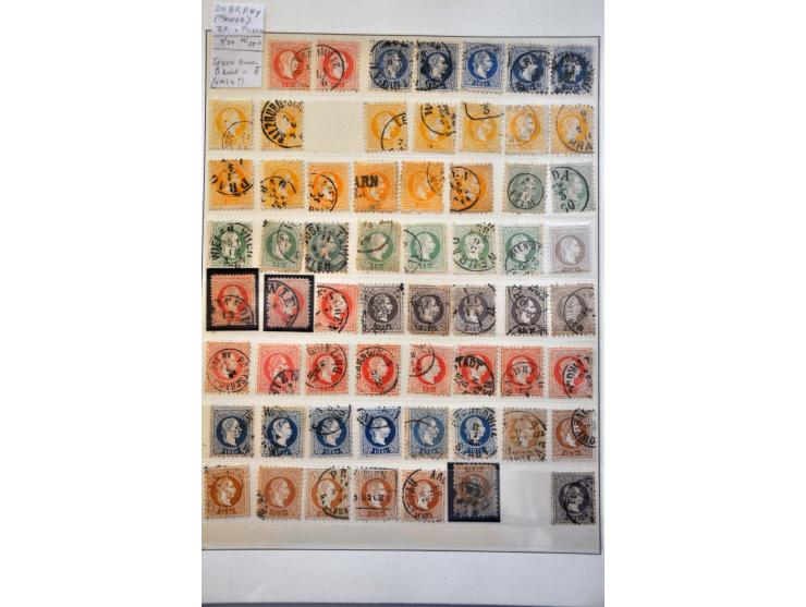 klassieke collectie, */gestempeld, gespecialiseerd op papiersoort, tandingen, stempels, Kehrdrücken, Rotfrankerungen etc. op 
