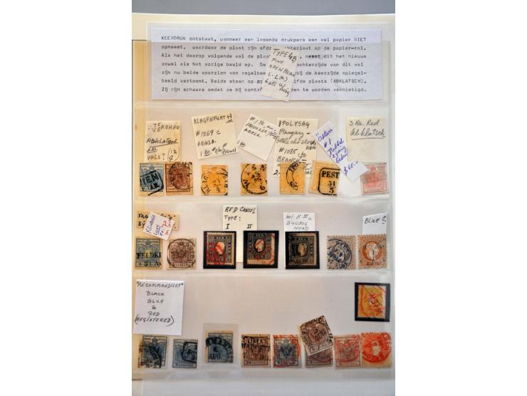 klassieke collectie, */gestempeld, gespecialiseerd op papiersoort, tandingen, stempels, Kehrdrücken, Rotfrankerungen etc. op 