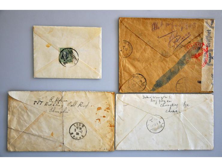 13 better covers 1915-1947 including Air Mail and censored