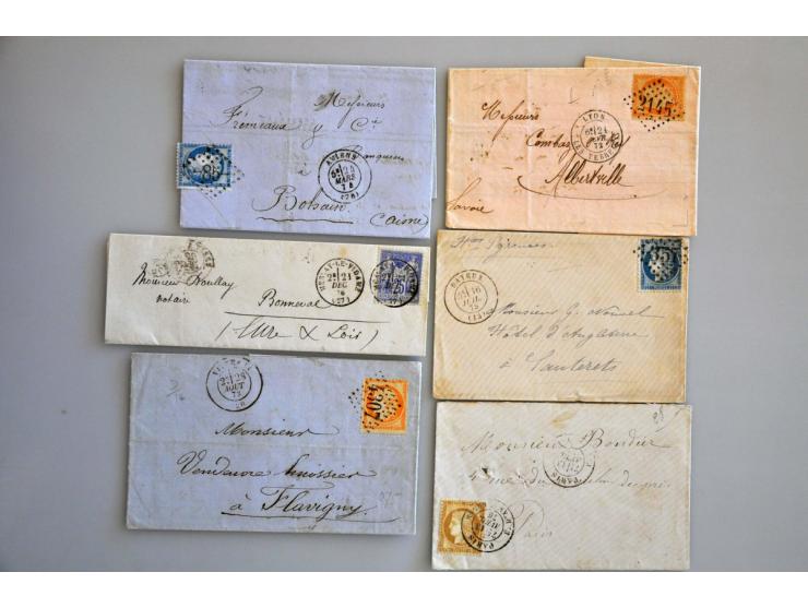ca. 50 klassieke poststukken w.b. België, Frankrijk en Spanje in over het algemeen mooie kwaliteit