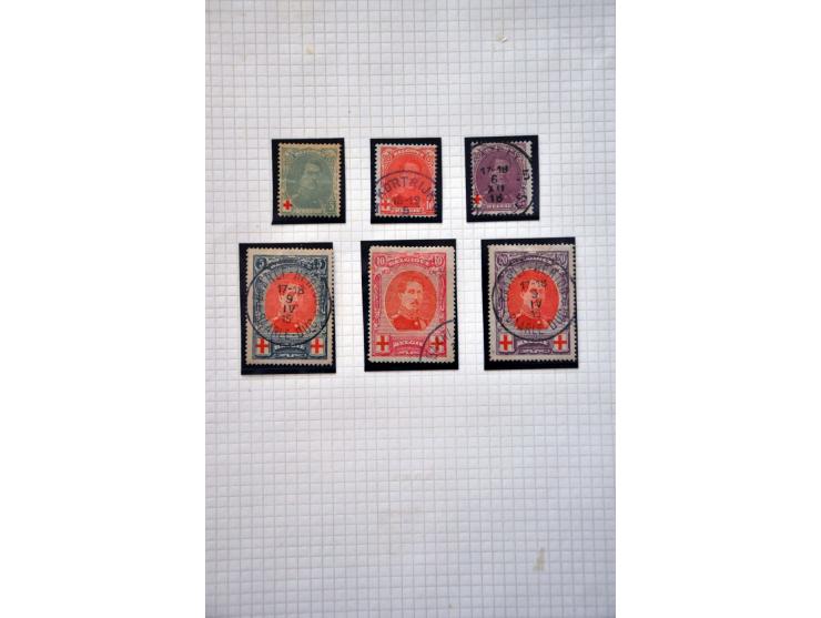 collectie begin t/m 2010, **/*/gestempeld, deels dubbel verzameld, waarbij goed nominaal, in 7 albums en 3 insteekboeken, in 