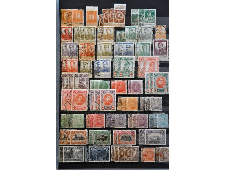 collectie 1849-2007 deels dubbel verzameld, **/*/gestempeld, in 2 dikke insteekboeken