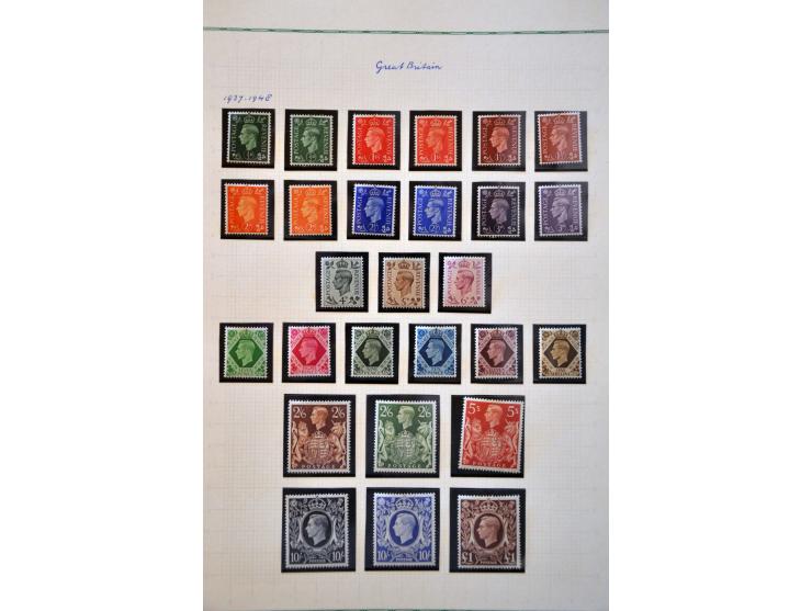 collectie 1911-1970 */** met veel betere ex. en series w.b. SG 397-398 *, Sea Horses t/m 10/- *, PUC £1 *,  Sea Horses re-eng