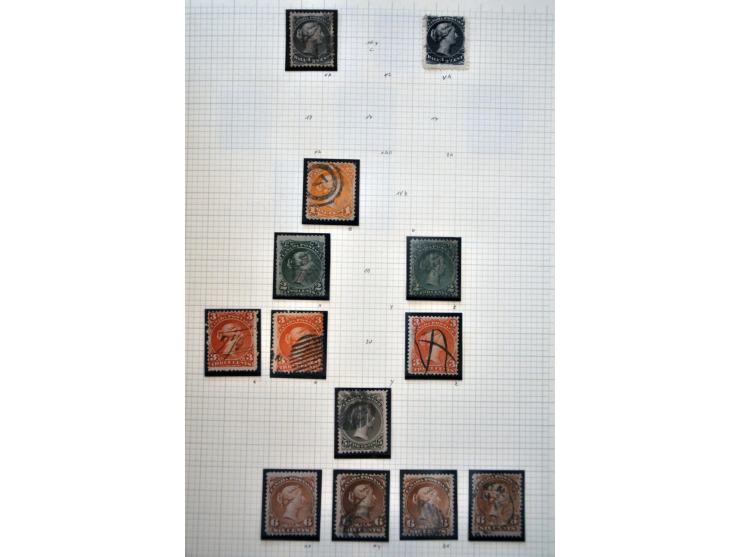 , New Foundland, Prince Edward Island etc., collectie tot ca. 2000 meest gestempeld w.b. poststukken (meest New Foundland) in