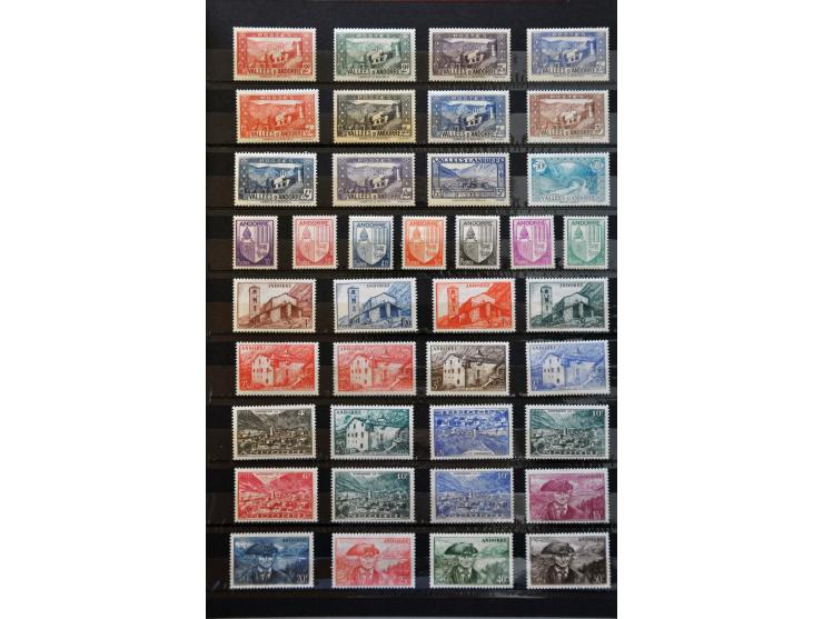 collectie 1920-2003 gestempeld w.b. Mi. 1/23 (keur Liedel BPP) en */** (w.b. Mi. 24/47 en Port 1/13 *) in insteekboek