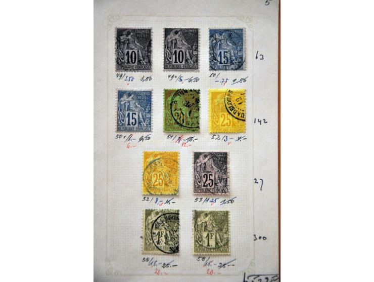 klassiek en semi-klassiek op bladen, op kaarten, in zakjes etc. w.b. beter materiaal in doos