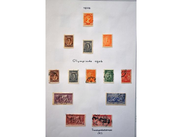 collectie 1861-1971, w.b. Hermes koppen, **/*/gestempeld in insteekboek