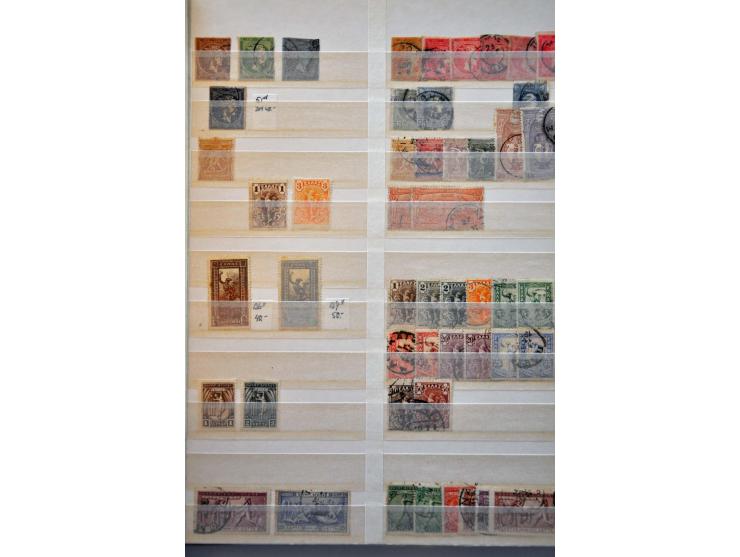collectie 1861-1971, w.b. Hermes koppen, **/*/gestempeld in insteekboek