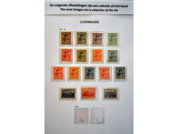 collectie 1895-2009 overwegend ** in 3 Davo luxe albums en 1 dik insteekboek