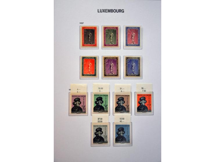 collectie 1895-2009 overwegend ** in 3 Davo luxe albums en 1 dik insteekboek