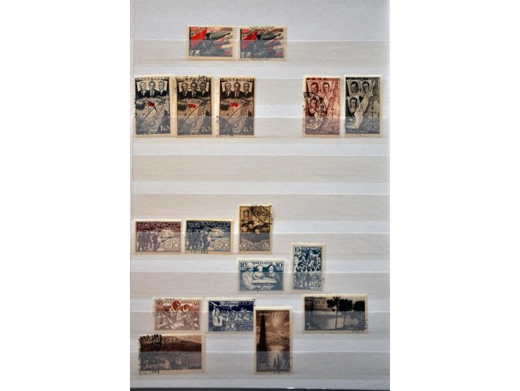 collectie 1858-2004 met beter materiaal, Levant, Burgeroorlog en gebieden in 6 insteekboeken