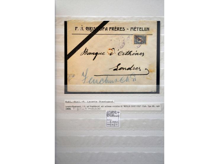 en gebieden in Europa en Azië tussen 1858 en 1936 met veel betere ex. en poststuk in insteekboek 