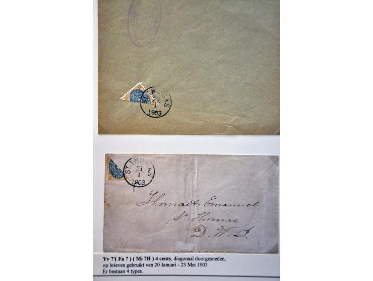 collectie 1865-1915 gestempeld en klein deel *, gespecialiseerd met betere ex., kopstaande ramen, BIT opdrukken in blokken va