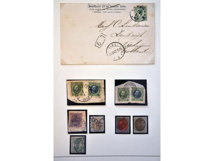 collectie 1865-1915 gestempeld en klein deel *, gespecialiseerd met betere ex., kopstaande ramen, BIT opdrukken in blokken va