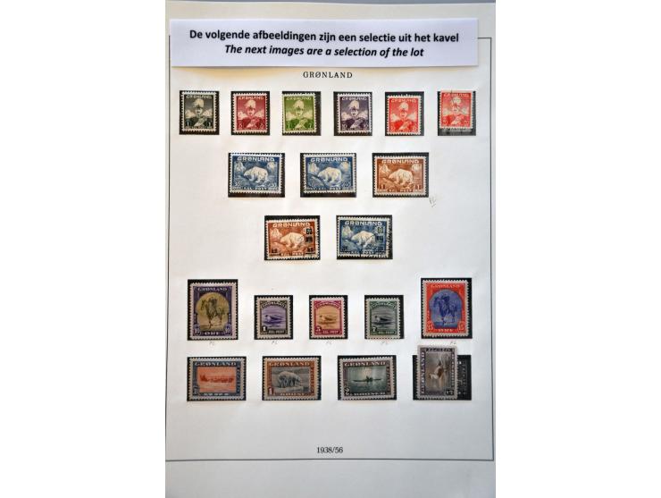 collectie 1938-2013 meest */**  in 2 Lindner ringbanden en envelop