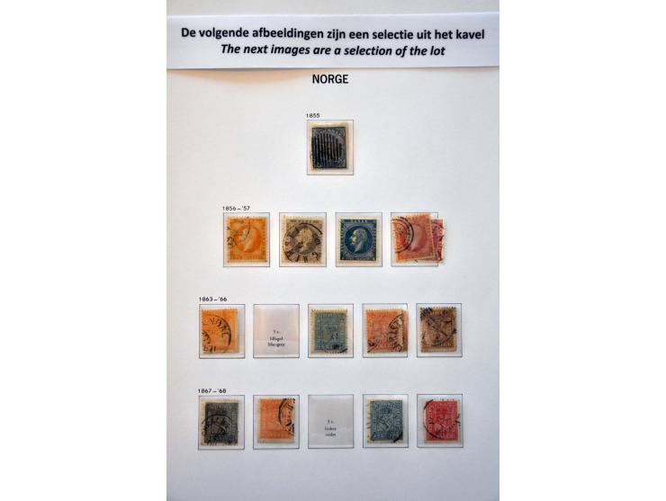 collectie 1855-2012 meest gestempeld met betere ex. in 4 luxe Davo albums