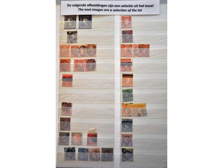 voorraad vanaf begin t/m 2004 w.b. enig nominaal en Back of Book **/* en gestempeld in Safe album