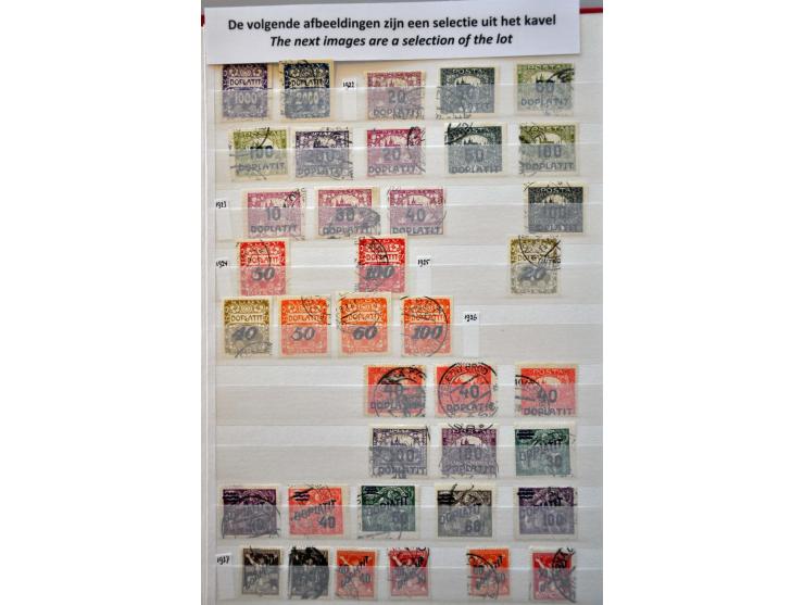 collectie 1918-1992 w.b. Slowakije 1939-1945 in 3 dikke insteekboeken